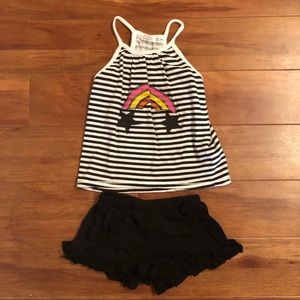 COZii rainbow tank top + shorts 🌈
